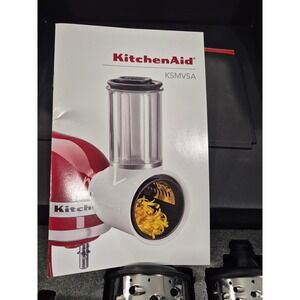 KitchenAid KSMVSA Fresh Prep Slicer Shredder Stand Mixer Attachment White/Silver